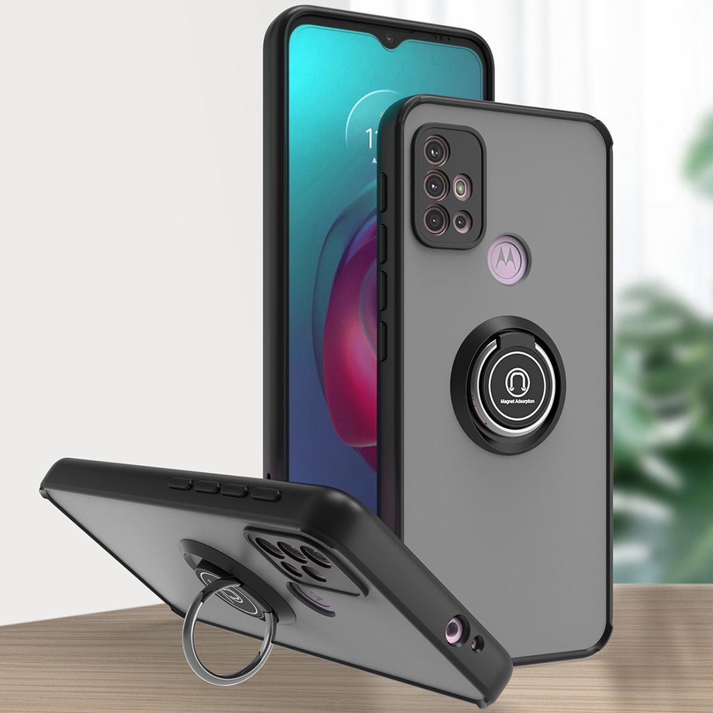 Moto G10 / G20 / G30 Hülle, Ring Halter Ständer Matte Produktbild 