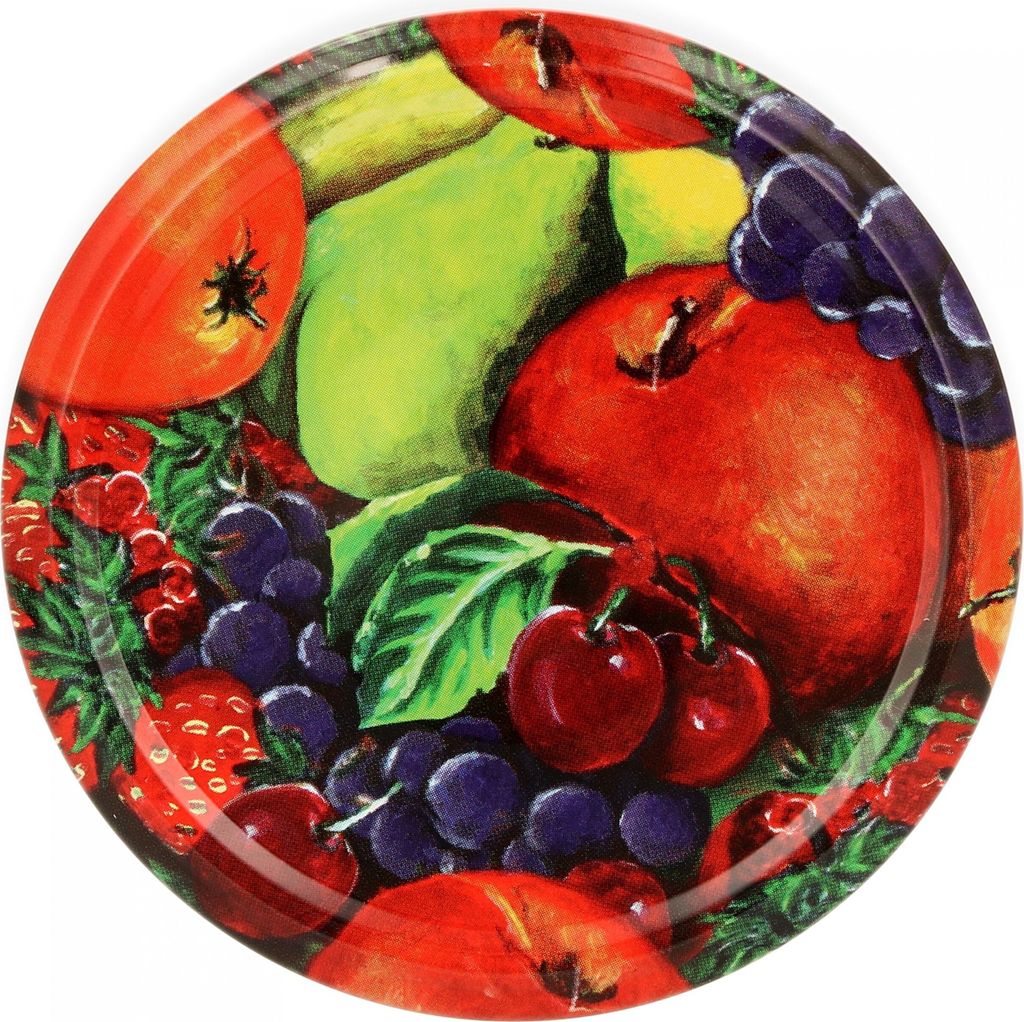MamboCat 40er Set Sturzgläser 230 ml mit Obst Dekor Deckel Produktbild 12