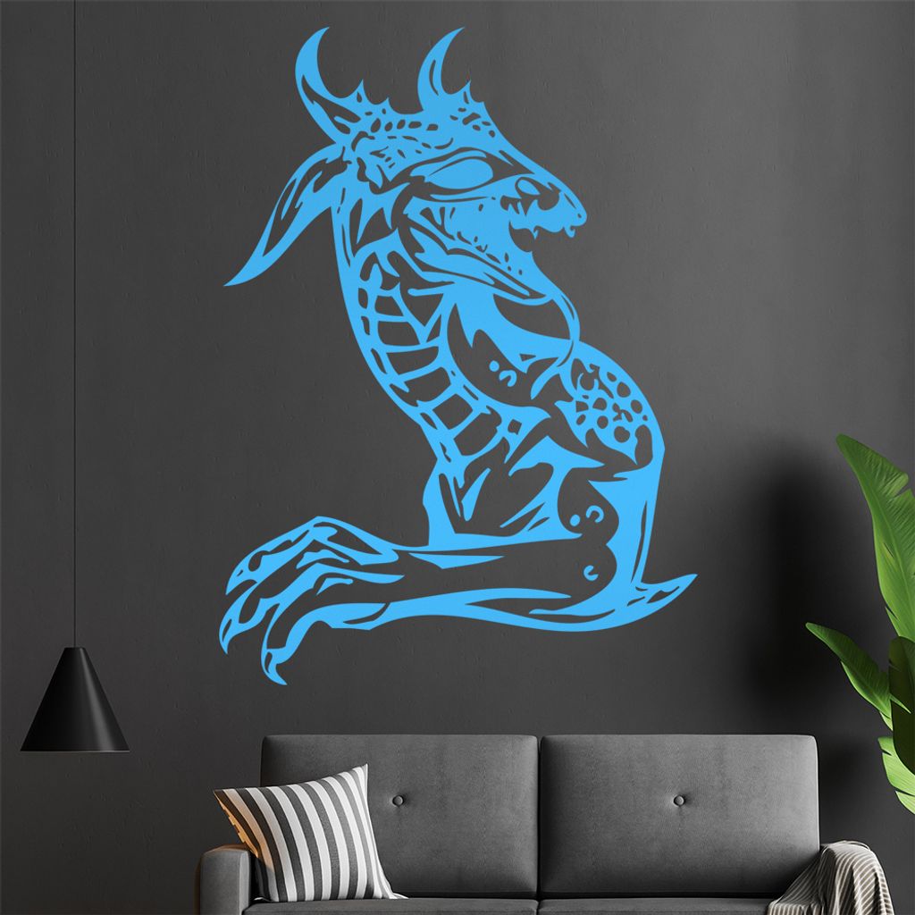 Drachen Klaue Wandtattoo in 6 Größen - Wandaufkleber Wall Sticker - Dekoration, Küche, Wohnzimmer, Schlafzimmer, Badezimmer