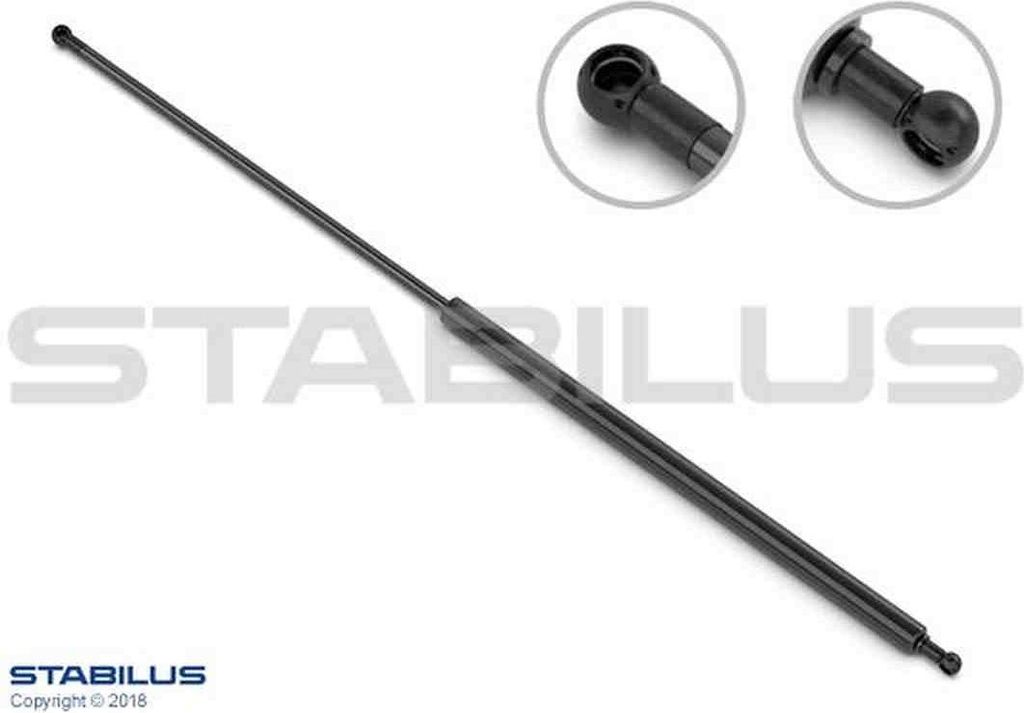STABILUS LIFT-O-MAT 8345BY Gasfeder Heckklappendämpfer passend für MERCEDES-BENZ CLK Cabriolet (A209) 613mm