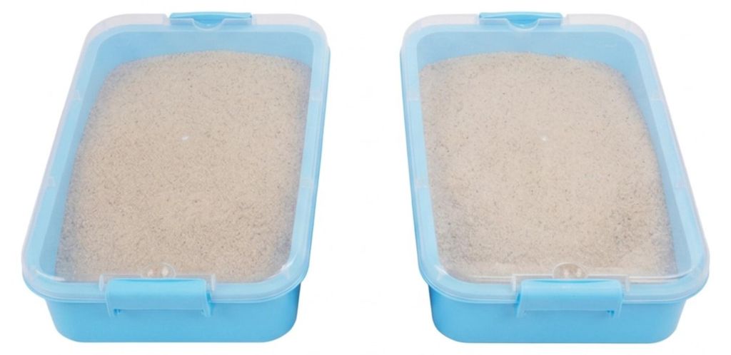 relaxdays Sandkasten mit Deckel 2er Set