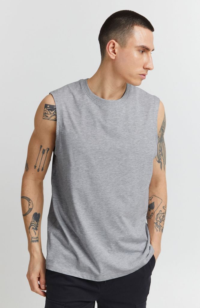 11 Project PRBrigsy Herren Tank Top mit Rundhals-Ausschnitt aus 100% Baumwolle