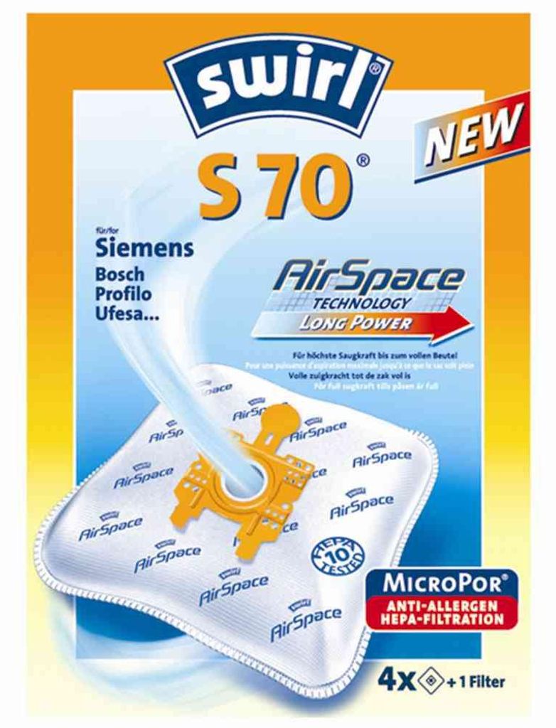 Swirl S 70 AirSpace, Siemens, Bosch, Ufesa, Profilo, 1 Produktbild 