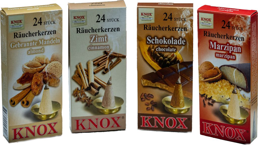 KNOX - sada 4 kusů - jedle, kadidlo a myrha, vánoční vůně, Obrázek produktu 