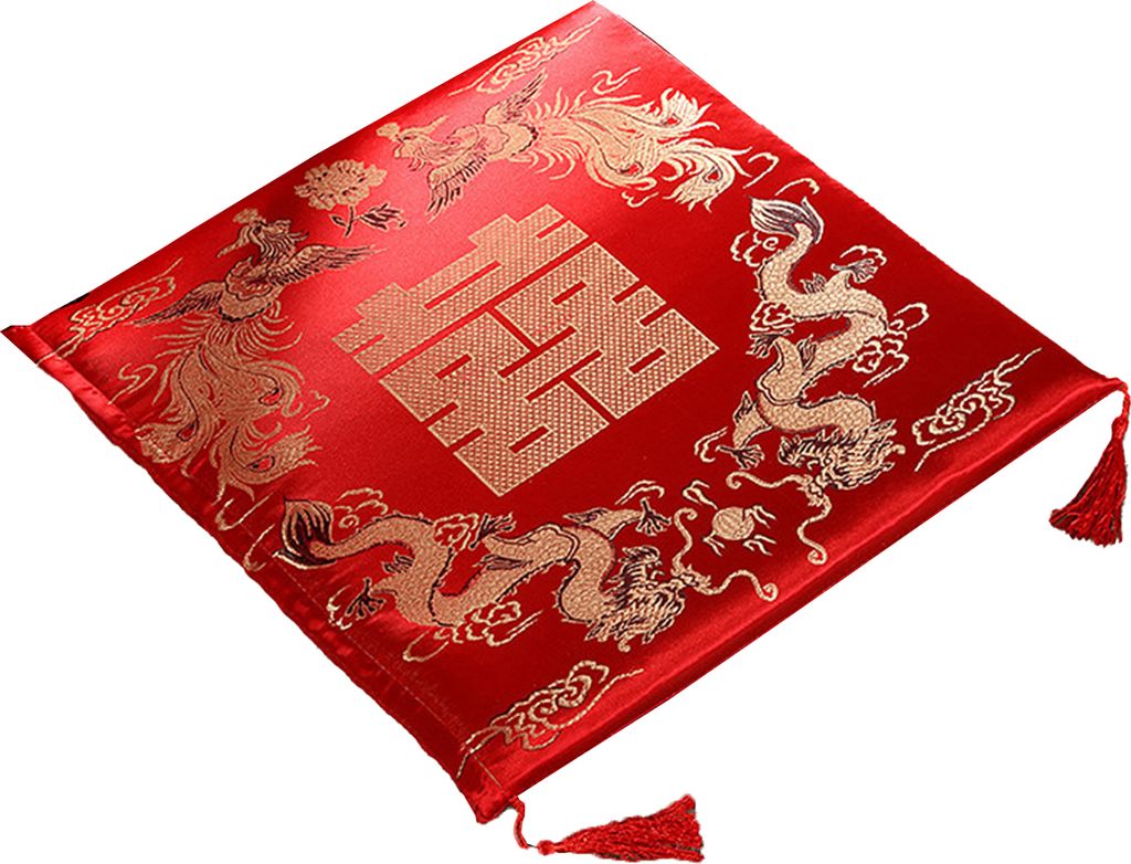 Sitzkissen waschbarer Quaste Design Chinesischer Stil Stickte Schmerz Reliefbauer Fensterpolsterfoto -Requisiten-A