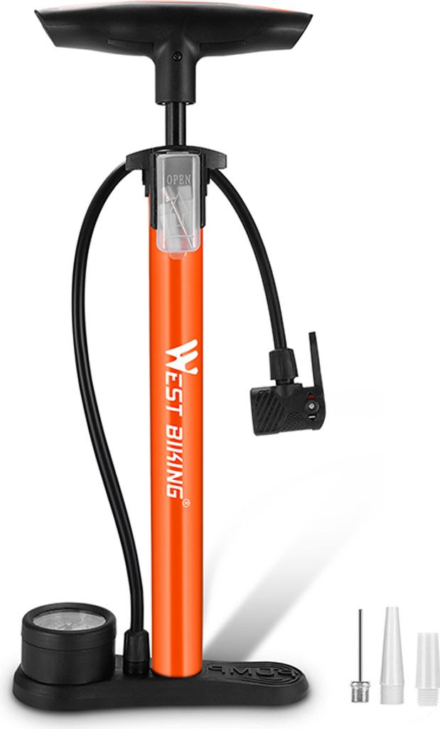 WEST BIKING 160PSI Fahrrad Reifenpumpe Inflator Haushalt Manuelle Inflator Fahrrad Elektrische Motorrad Reifen Ball Inflator Praktische Inflator Pu...