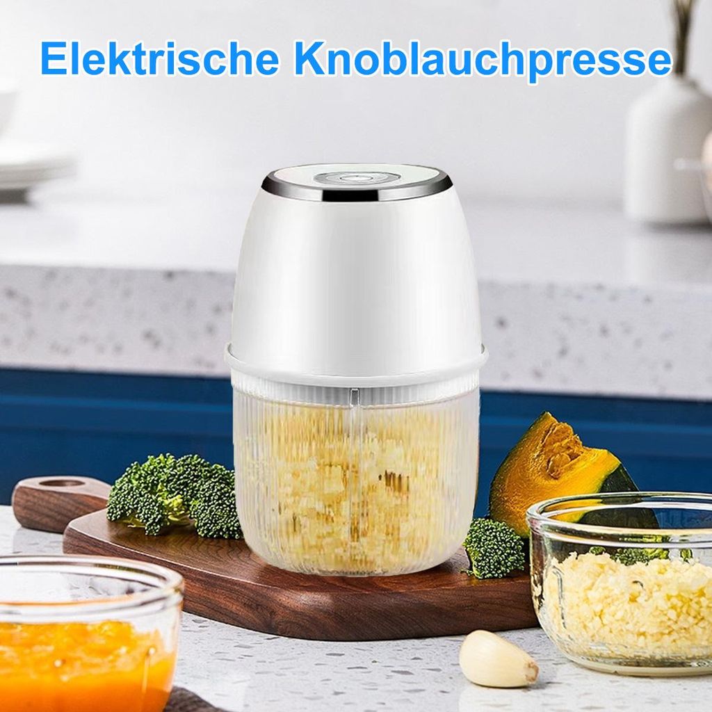 Elektrischer Zerkleinerer 350 ml,Knoblauch- & Fleischhacker