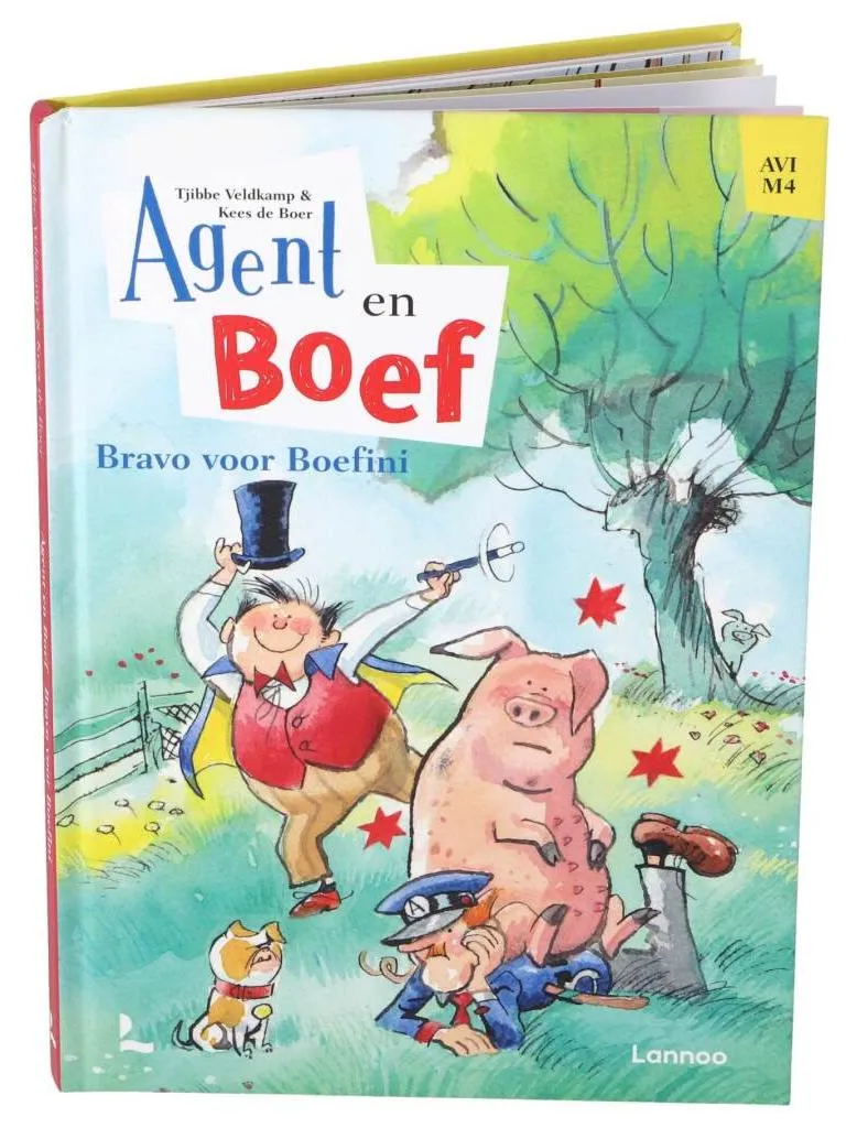Livre Illustré Agent en Boef Bravo pour Boefini pour Enfants de 6 ans