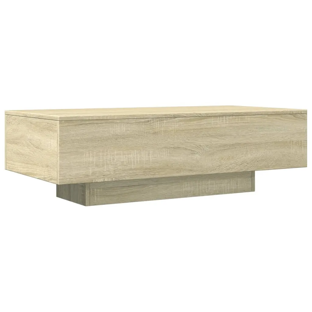 SYFAX™ Tavolino Rovere Sonoma 100x49,5x31 cm in Legno Multistrato