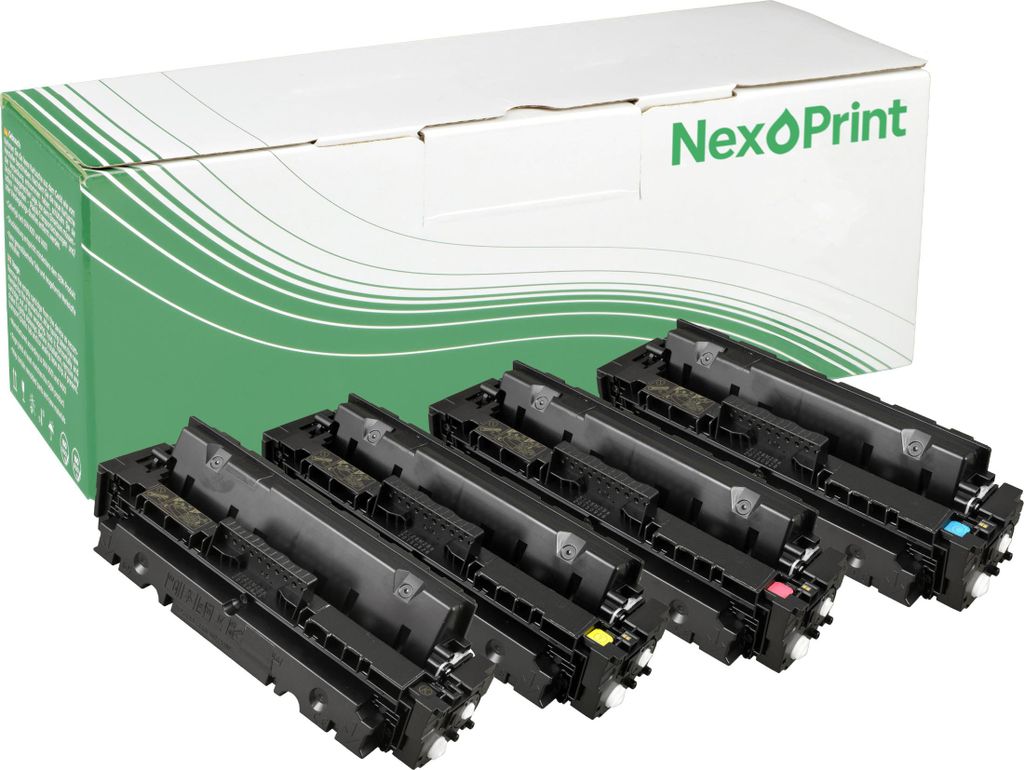 NexoPrint CF400X-03X 201X Multipack KCMY Toner kompatibel zu HP Color LaserJet Pro M 274 n Color LaserJet Pro MFP M 277 dw Color LaserJet Pro MFP M...