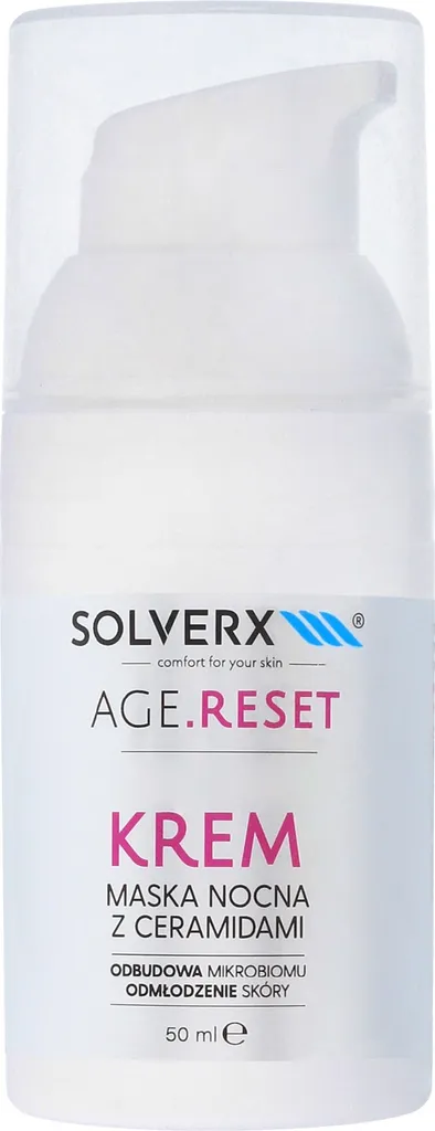 Soin de nuit Solverx aux céramides : Masque-crème anti-âge haute dose