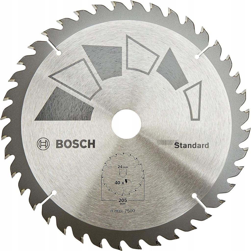 Bosch 2 609 256 822, Drevo, 20,5 cm, 2,4 cm, 2,2 mm, Bosch, Obrázok produktu 