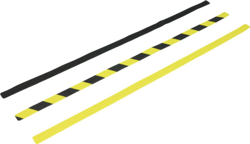 Antirutsch Formteil, Typ Verformbar, gelb/schwarz, 25x800 mm