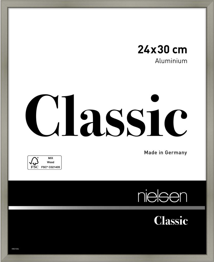 nielsen Aluminium Bilderrahmen Classic, 24x30 cm, Champagner