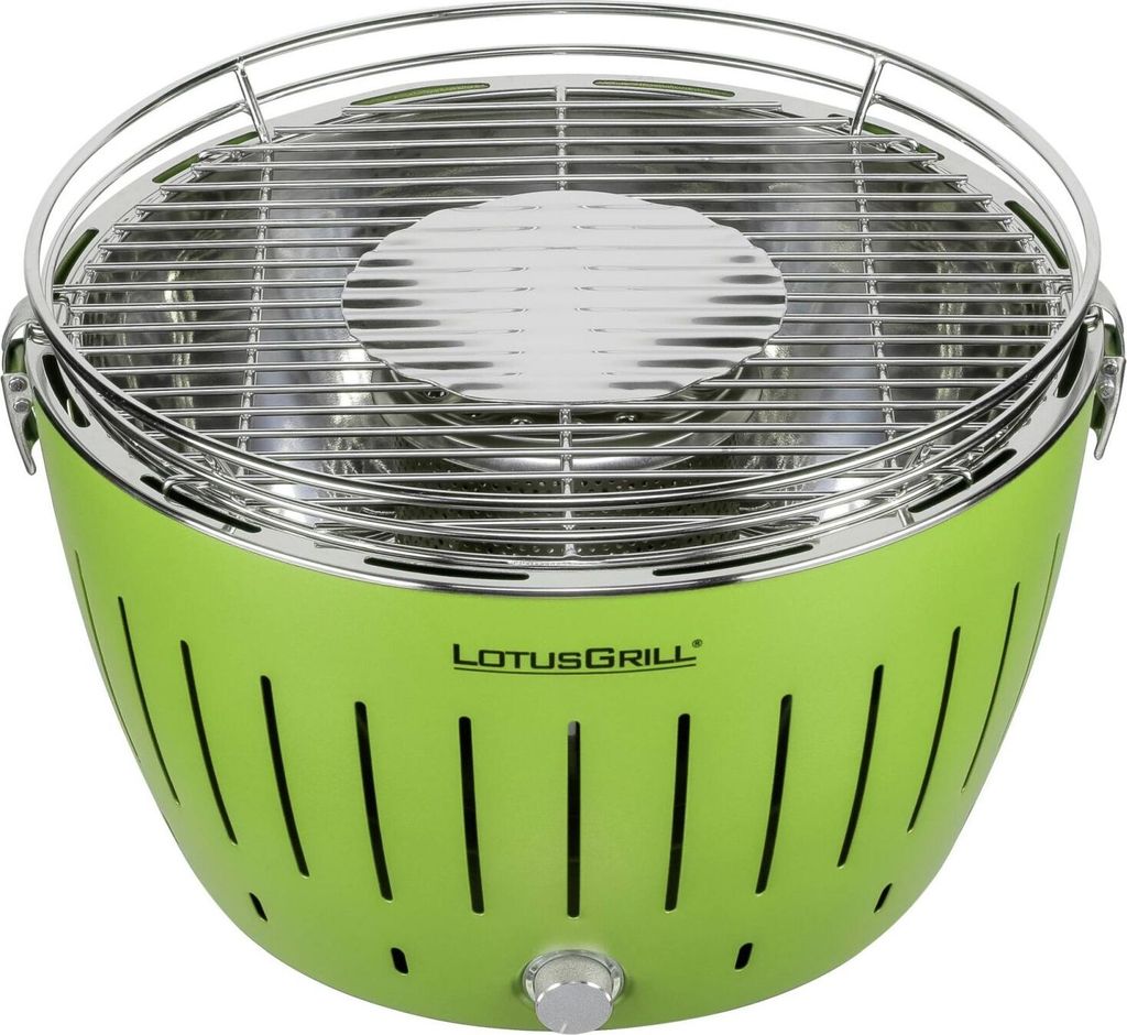 LotusGrill G-34P grün Holzkohlegrill Produktbild 