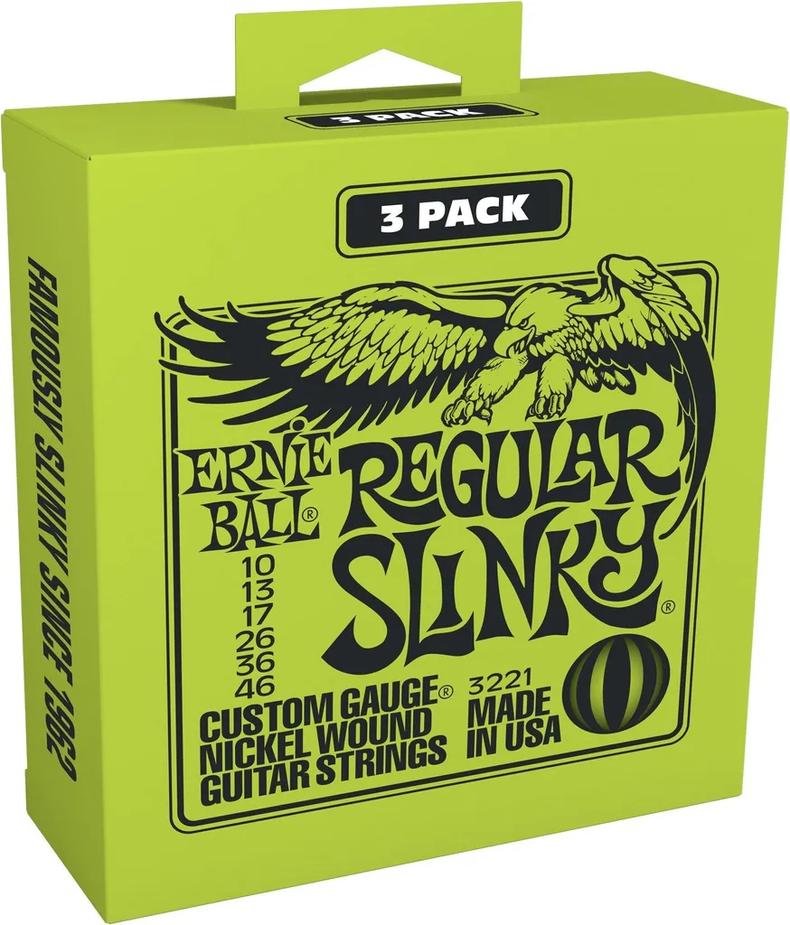 Solution Anti-Casse Cordes Guitare Electrique Ernie Ball EB3221 Regular Pack