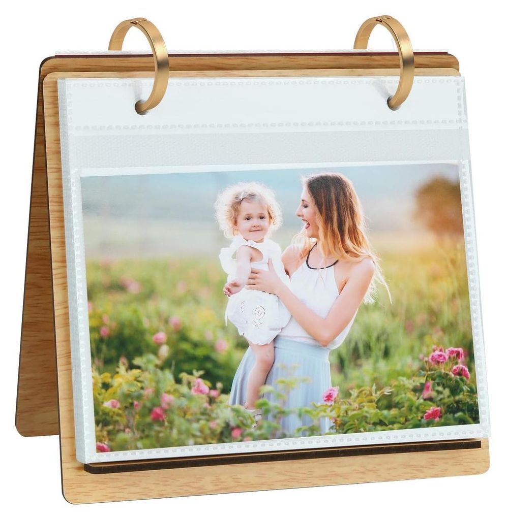 Omgoods – Schreibtisch-Fotoalbum für 60 Fotos im Format 6x4 Produktbild 
