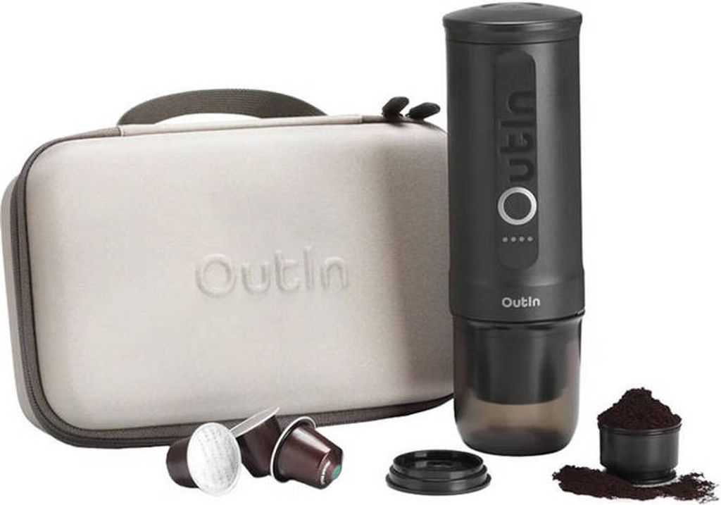 OutIn Nano Espressomaschine Space Grey Travel Kit Produktbild 