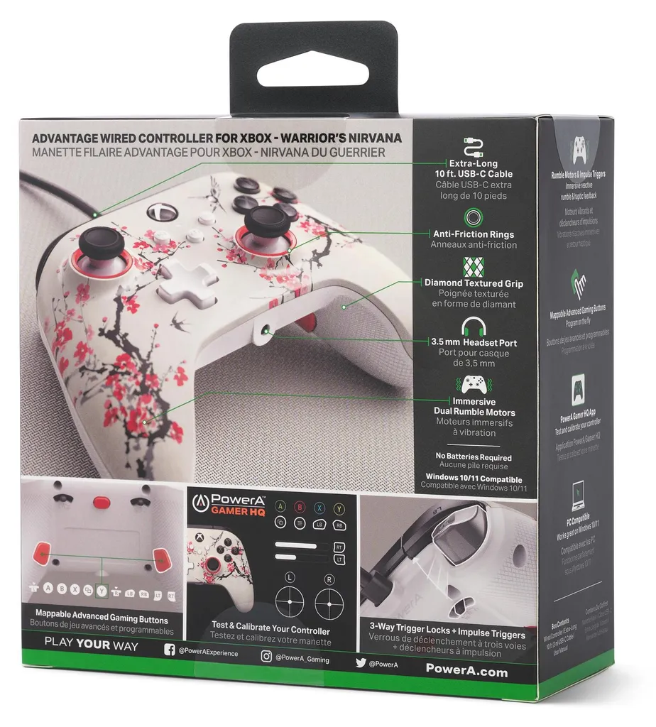 Manette PowerA Advantage avec Boutons Programmables Xbox et Windows - 9
