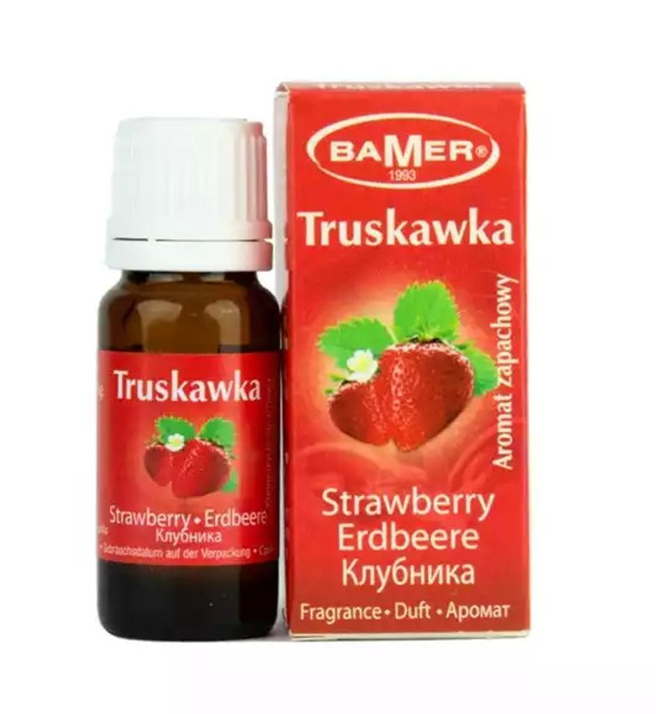 BAMER | Duftöl in Glasflasche 7 ml – Erdbeeren-Duft – Produktbild 
