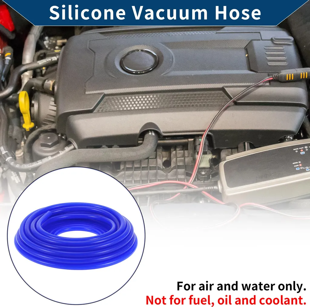 Tuyau de silicone haute température 6mm bleu pour moteur turbo