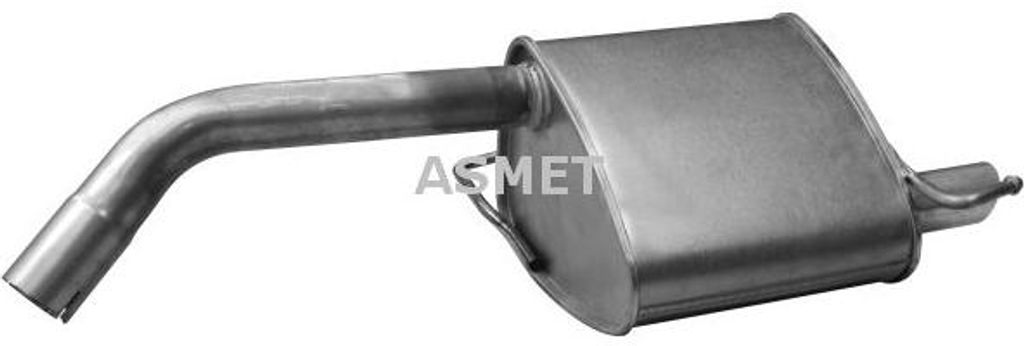 ASMET 29011 Endschalldämpfer OE 46816690 kompatibel mit Alf. 147