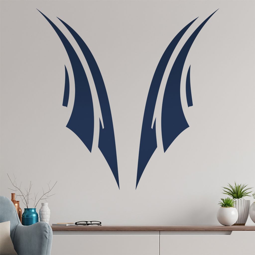 Tribal Dark Wandtattoo in 6 Größen - Wandaufkleber Wall Sticker - Dekoration, Küche, Wohnzimmer, Schlafzimmer, Badezimmer