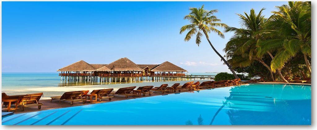 Tulup Glas-Bild Wandbild aus Glas - 125x50 - Wandkunst - Wandbild hinter gehärtetem Sicherheitsglas - Dekorative Wand für Küche & Wohnzimmer ...