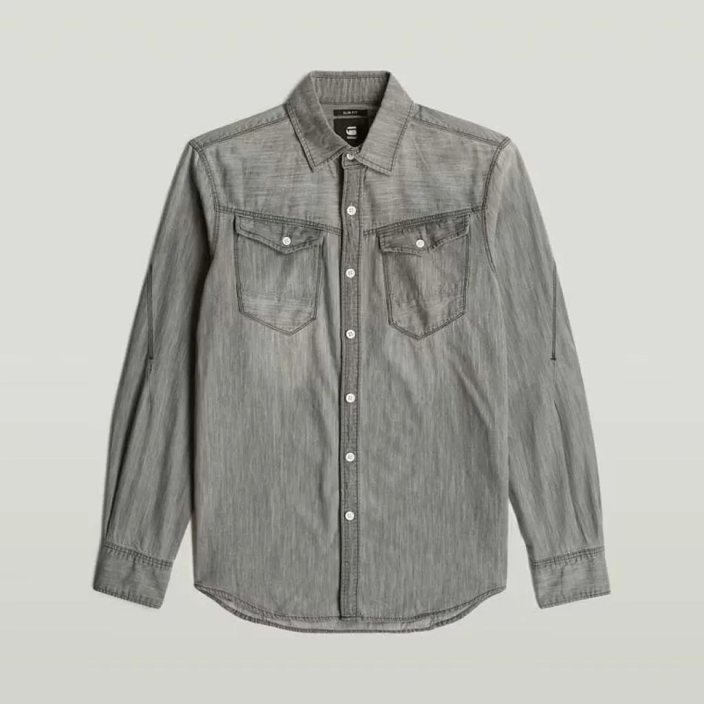 Chemise Grise G-Star D17431 D018 - Finis les Vêtements qui se Déforment