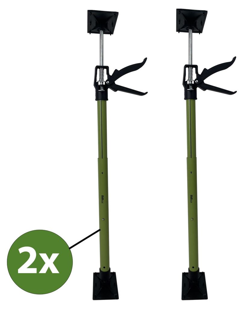 2x Montagestütze kurz 57 - 117 cm Klicksystem Türspanner Produktbild 