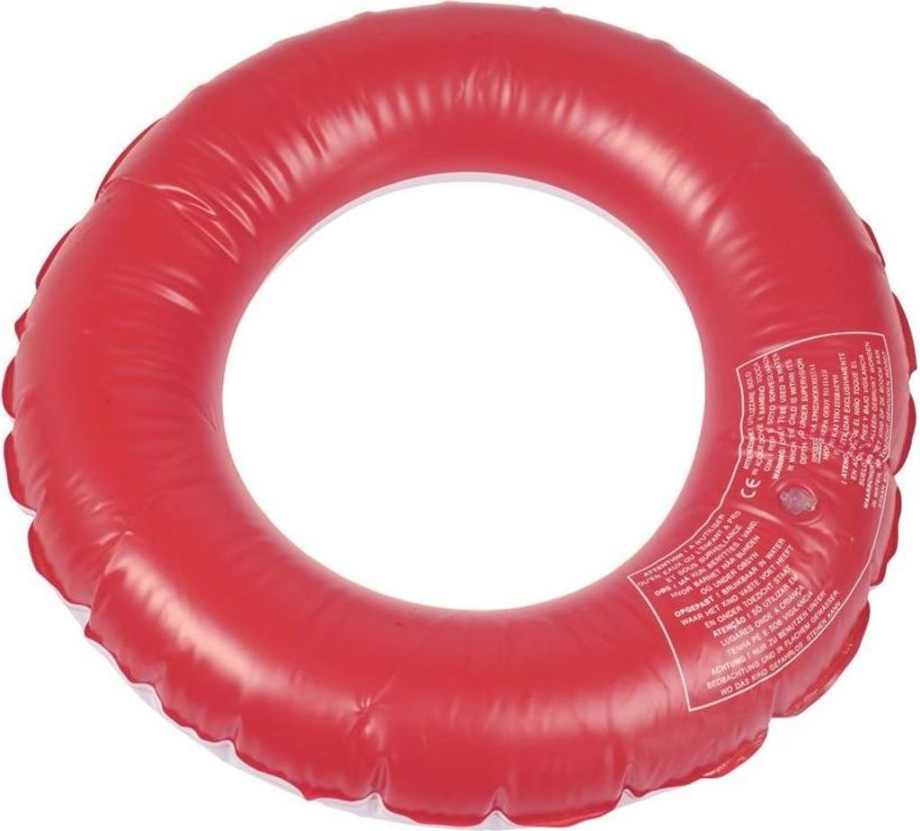 Bodyline Bouée de sauvetage rouge gonflable pour la piscine Image du produit 