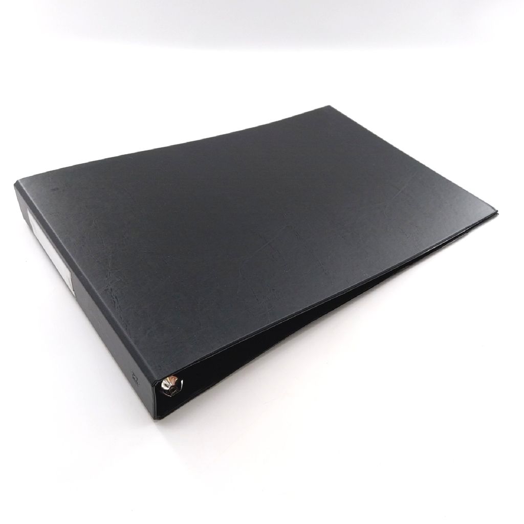 Elba Ordner A3 PVC schwarz 4 D Ringe 55mm Rücken italienisch Binders Office