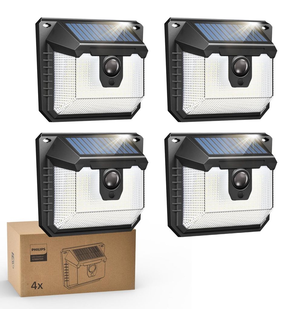 Philips Wandleuchten 3,6 W, Schwarz, Kunststoff, III, Produktbild 