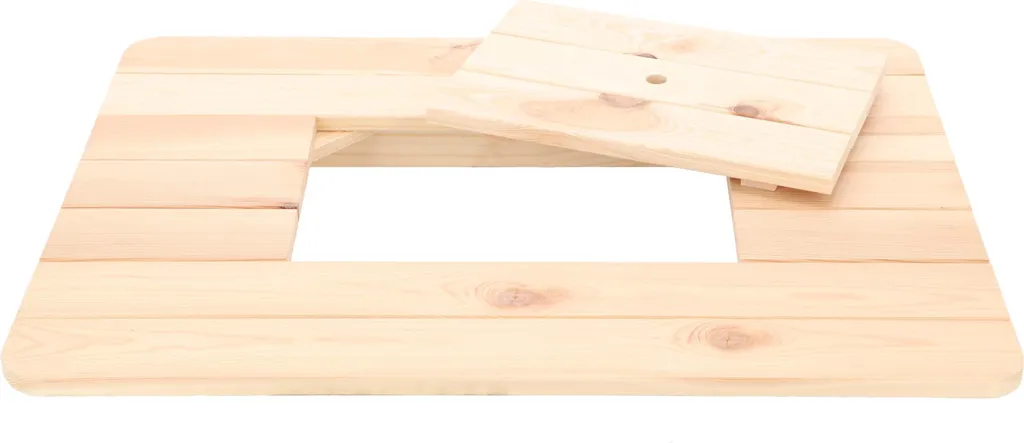 Esschert Design Table de Bière en Bois Naturel - Modèle Pliante 100cm