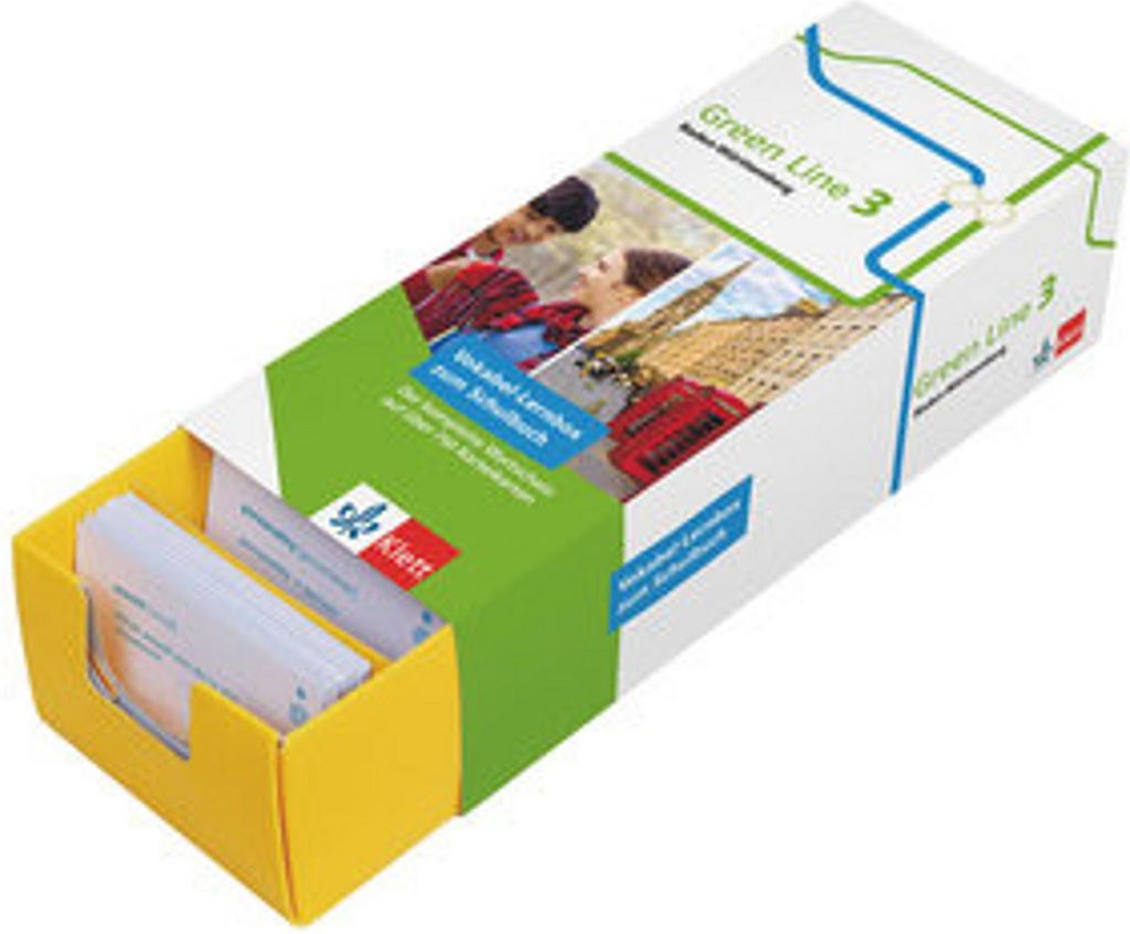 Vokabel-Lernbox zum Schulbuch. Green Line 3 Baden-Württemberg. Klasse 7