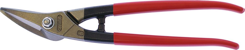 STUBAI Kombi-Blechschere, links, 280 mm – PVC-isoliert, präzise & langlebig für Metallbleche, geschwungene & gerade Schnitte, ergonomischer Gri...