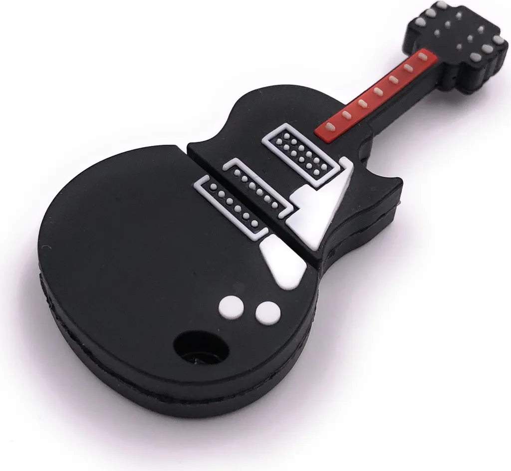 Pen Drive Chitarra Nera 64GB Onwomania - USB 2.0 Flash Drive Musica