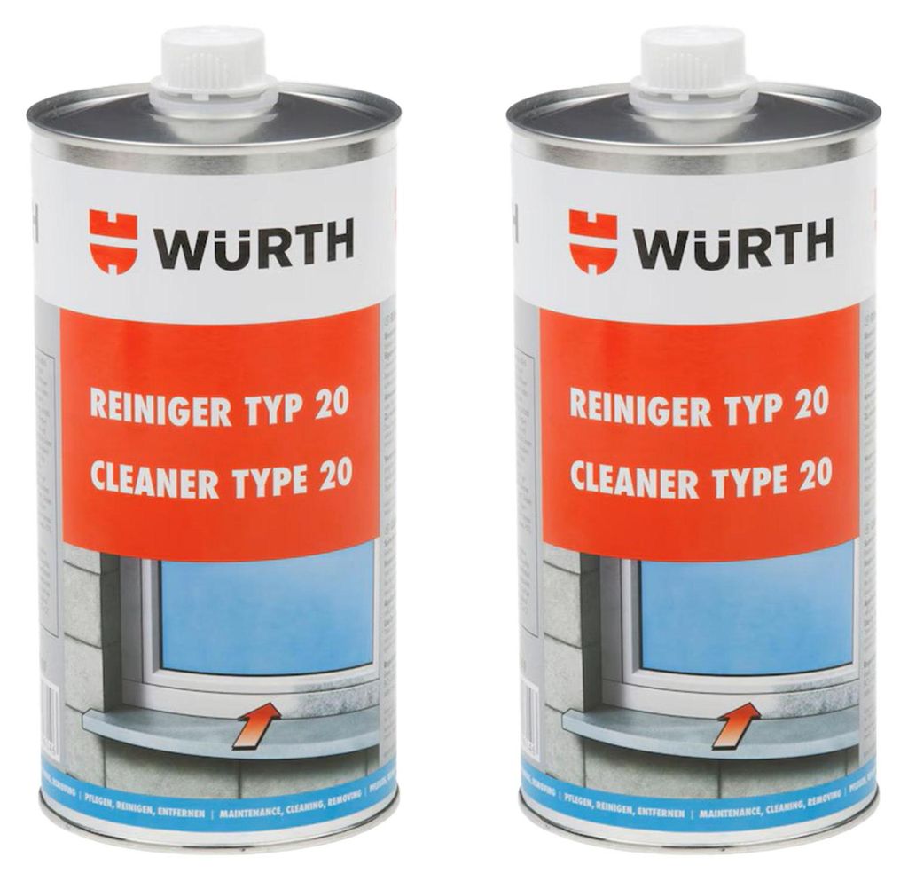 2 x 1000 ml Würth Kunststoffreiniger Antistatisch Typ 20 | Produktbild 