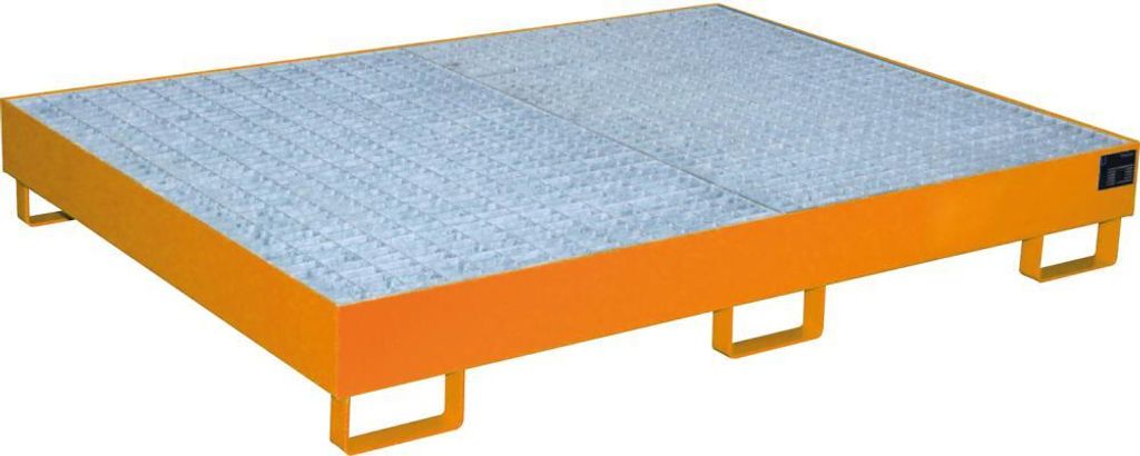 Bauer Regalwanne RW-GR 1800, lackiert, Gelborange