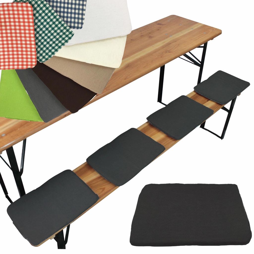 NYVI Bierbank Sitzkissen 36x25 cm NYVIGala 4er Set Produktbild 