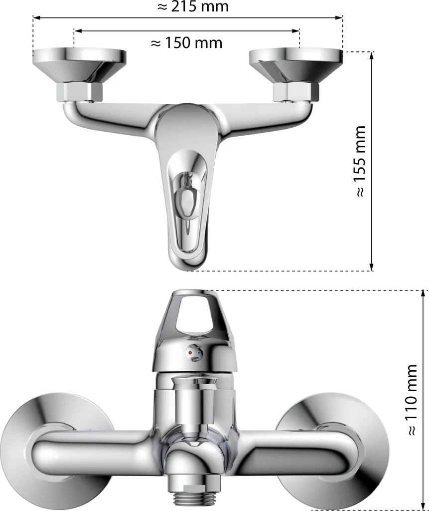 EISL SPEED Rubinetto Bagno Cromato Miscelatore Monocomando Lavabo - 4
