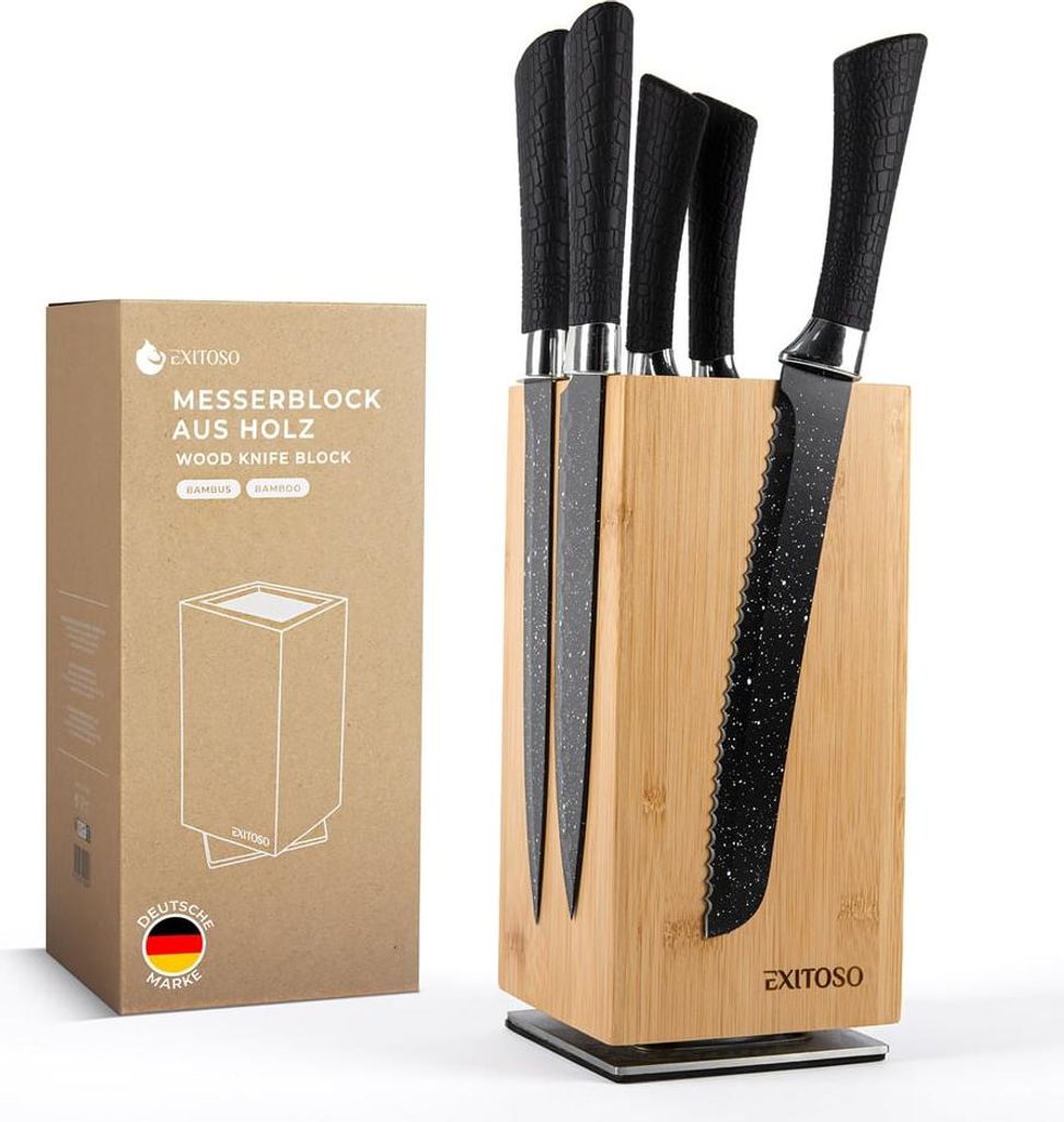 Blok na nože EXITOSO 360° - otočný a magnetický - Obrázok produktu 