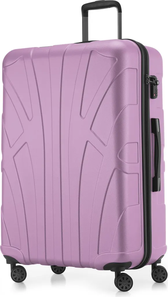 Valigia Suitline XL Rigida Lilla: Trolley Espandibile 23kg TSA