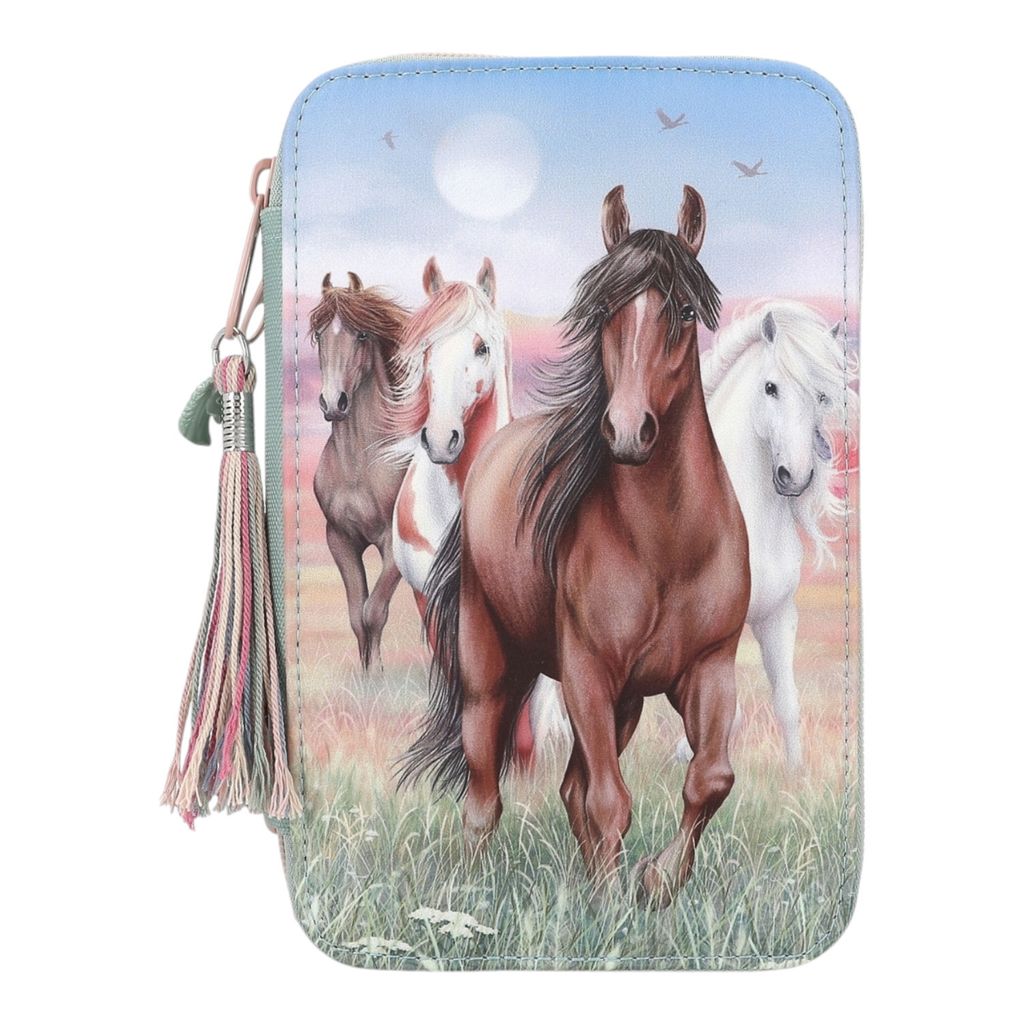 Depesche 3-Fach Federtasche Miss Melody Hoof Clatter Produktbild 1
