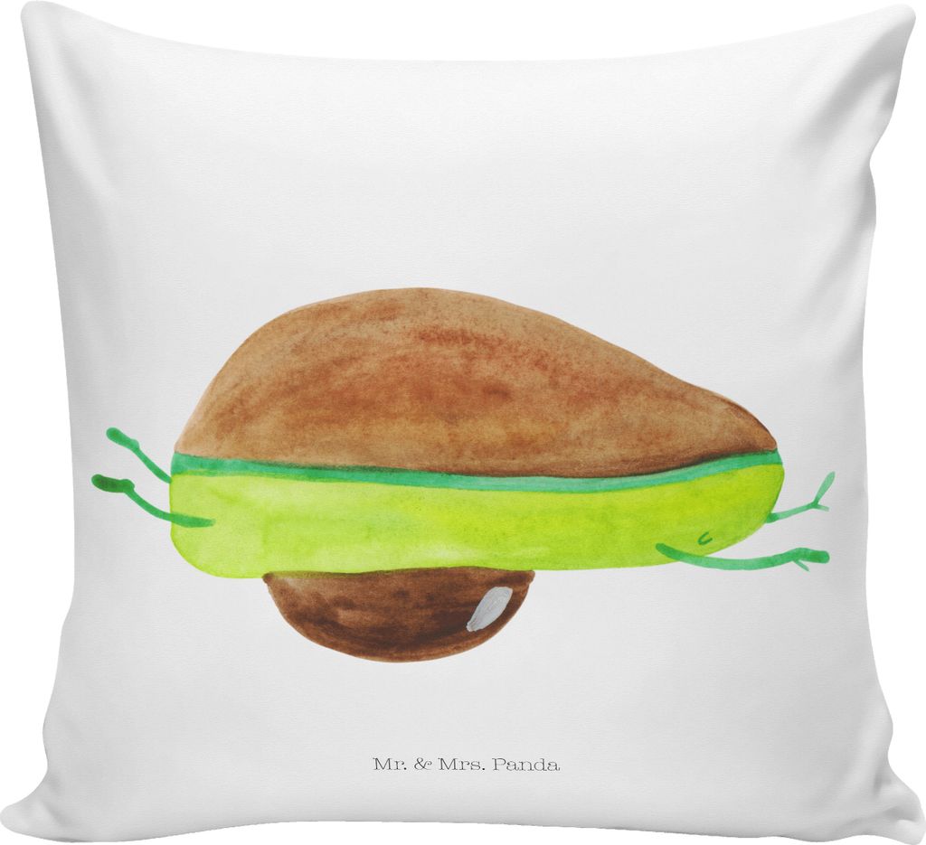 Mr. & Mrs. Panda Kuschelkissen Avocado Yoga - Weiß - Produktbild 