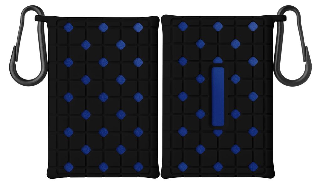 kwmobile Hülle kompatibel mit Samsung T7 Portable SSD Festplatte - Silikon Schutzhülle für portable SSD - in Schwarz