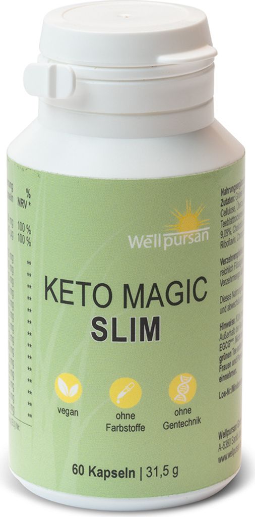 Wellpursan Keto Magic Slim - 60 Kaspseln zur Unterstützung Produktbild 