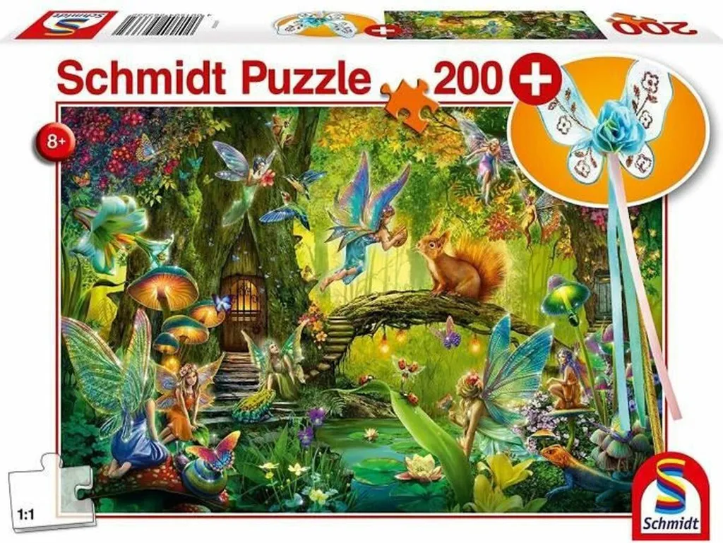 Puzzle 200 Pièces Schmidt Fées de la Forêt Idée Cadeau Calme et Détente