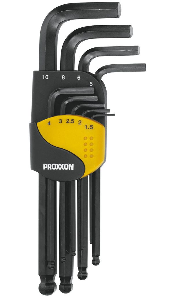 Proxxon Micromot Allen Allen key set 1.5 mm, 2 mm, 2.5 mm, Image du produit 