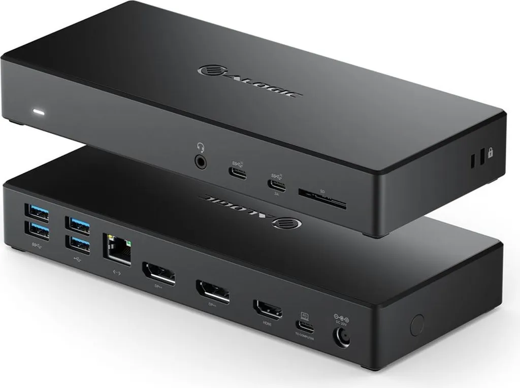 Alogic Docking Station USB-C Triple Affichage Noir - Station Universelle